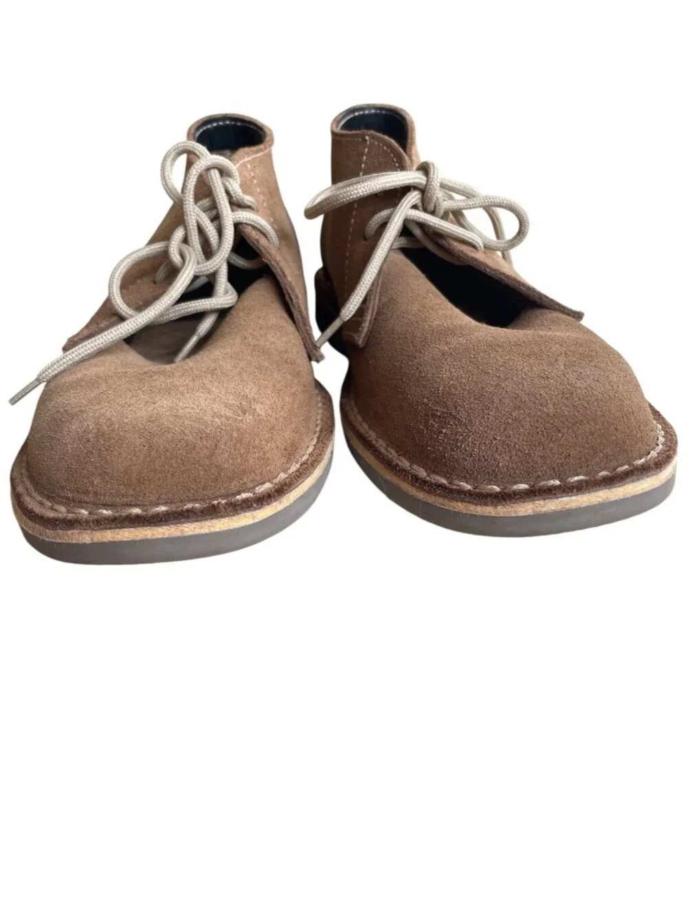 Veldskoen Suede Leather Chukka Boots Men's 6 EU 38 Classic Heritage Tan Lace UP